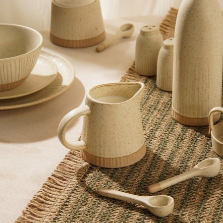 Porcelain porcelain SL Home "Vento", 350 ml, 12.5 × 9 cm, beige color-10