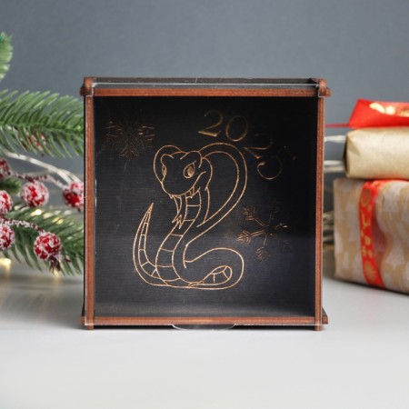 New Year's box "Cobra" 6x12x12 cm-1
