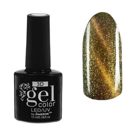 3D nails, three-phase LED/UV, under magnet, 10 ml, color 7-010 Golden chameleon