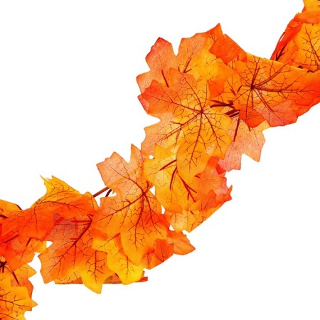 Garland from leaves, length: 180 cm-2