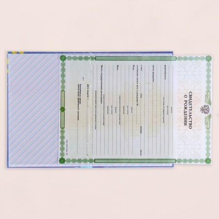 Birth certificates "Rocket" Laminated-3