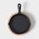 Cast iron pan "Avignon", 21.5 × 15.5 × 2.5 cm, with 2 plums, on a wooden stand