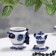 Souvenir "Samovar", Small, Gzhel, Porcelain, 12x10 cm