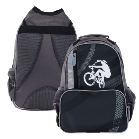School backpack, 37 x 26 x 13 cm, ergonomic back, calligrata orth "bicycle"-10