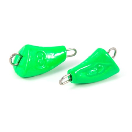 Cargo bullet-exentric painted pissy Yaman 10 pcs., 8 g, green-2