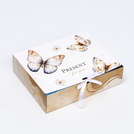 Folding box "Present for You" 31 x 24.5 x 8 cm