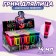 Facial makeup, neon, shines at night, 14 ml., Mix color