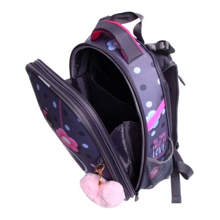 School backpack 38 x 30 x 16 cm, ergonomic back, stavia "cat"-8