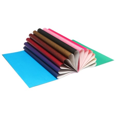 Colored paper A4, 32 sheets on the paper clip "Multi -colored waves", 16 colors, block offset No. 2, 50 g/m2-1