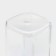 Glass Bank for bulk products with bamboo cover Bellatenero "Eco. Square ", 1.5 l, 10 × 21 cm