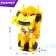 Autobot robot is transformed by one movement