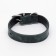 Collar leather two-layer 3 cm, Osh 35-47 cm, emerald