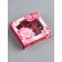 Box for sweets with a shell of 9 pcs "Congratulations", 13.7 x 13.7 x 3.5 cm. Confectionery packaging