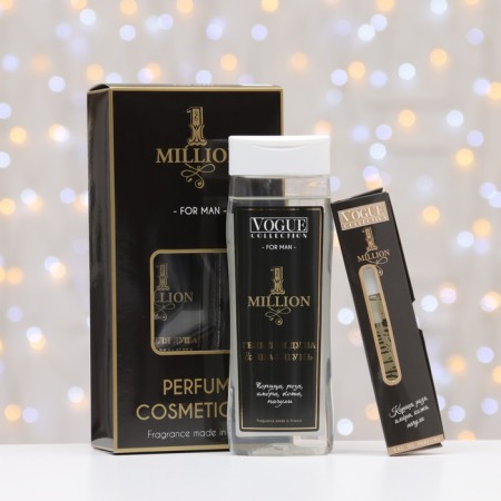 Gift set of men's 1 Million, shower gel 250 ml, perfume water 30 ml-3
