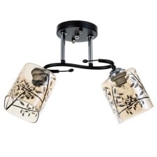 Arnella chandelier 2he27 40W Black 45x26x27 cm Bayerlux