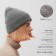 Women's hat minku, dark gray color, rr 56-58