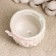 Kashpo "Martin bag" round, 9x9x7cm, white
