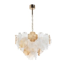 Suspended chandelier Arte Lamp Mallika A4077LM-10GO, E14, 10x40 W, 60x60x45 cm, golden