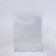 Gift Paper Package with glitter silver, 21 x 11 x 27 cm