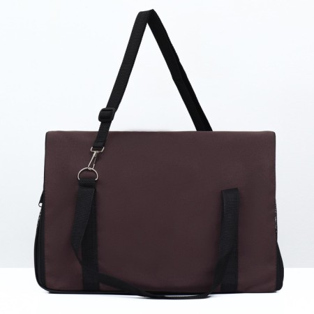 Flip-frequency bag, size m, 43 x 27 x 30 cm, brown-1