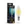 VOLTEGA 7134, 9W, 3.5x3.5x10 cm lamp, E14, 840lm, 2800k, transparent color