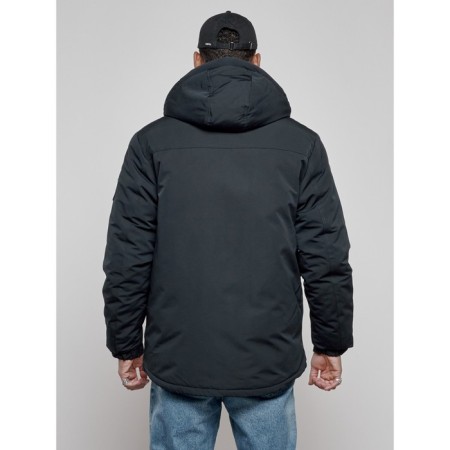 Male Winter jacket, size 54, dark blue color-10