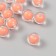 Beads for creativity plastic "Orange" glossy set 30 grams d = 1.6 cm
