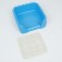 Tuel for dogs with high sides and a removable mesh 43x43x15 cm, blue
