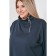 Female suit, size 68, dark blue color