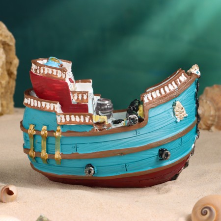 Surfacing ship "Pirate ship" 16*9*10cm-3