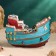 Surfacing ship "Pirate ship" 16*9*10cm