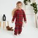 New Year. Costume: jumper and pants crumb I am "cell", height 74-80 cm, red