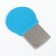 A set of animal combs, with long and short teeth, pink/blue