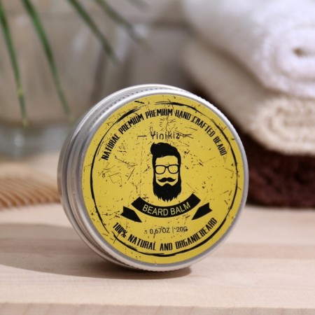 Useful wax for a mustache and beard "Nutrition - softening - strengthening", 20 ml