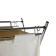 Axentia linen basket, chrome with beige bag, polyester, 44x72x34 cm, 57 liters