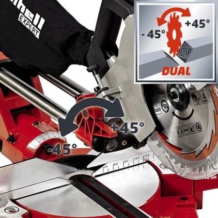 Carpet saw Einhell TE-SM 2534 Dual, 1800 W, 5100 rpm, 250x30 mm disk, broach-2