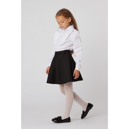 School blouse for a girl, white color, height 158 ​​cm-4
