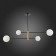 Ceiling EVOLUCE lamp. Sle220103-04. Arcola. 4x5 watts, G9, 4000k, 98x98x58 cm, black color, bronze