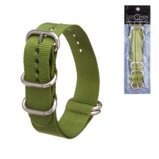 Solomon watch strap, 22 mm, l-27 cm, green