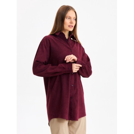 Female shirt (1), minku, burgundy color, rr 46-2