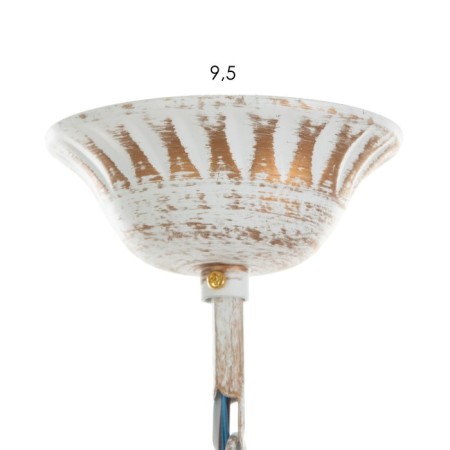 Sulfur chandelier 2he27 40W white 44x13.5x30 cm Bayerlux-3