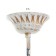 Sulfur chandelier 2he27 40W white 44x13.5x30 cm Bayerlux