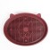 Toilet with a mesh "Kisa", 36 x 27 x 6 cm, red
