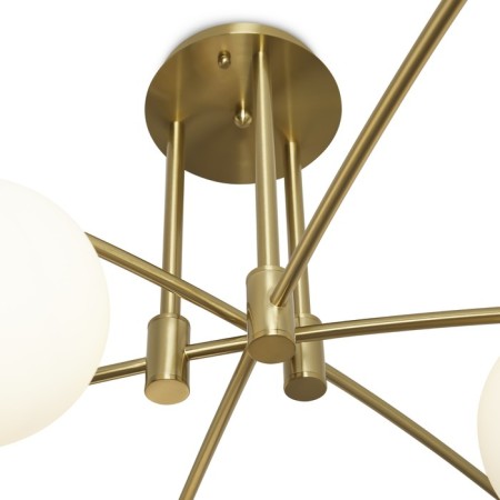 Freya FR543CL-06BS HANGER, 1100X11100X495 mm ceiling lamp, E14, 6x60W, brass color-6