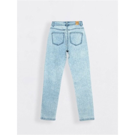 Women's jeans Conte Elegant Straight, XL size, Acid Washed Blue Color-1