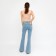 Women's jeans with Minaku arrow, blue color, size 48