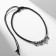 Piece on the cord "Unisex" Skull with beads, the length is regulated, 35 cm