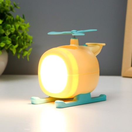 Night Party "Helicopter" LED 1.5W USB AKB MIX 12x8x10.5 cm Risalux-2