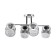 Causte "Erion" 4he27 40W chrome 60x26 cm