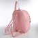 Baby backpack, lightning department, pink color